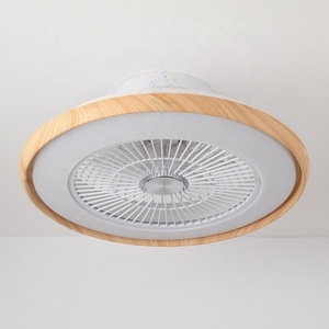 Ventilador de Techo Inteligente XD202 con Acabado de Madera, sin Aspas, 500 mm, con Altavoz, Control Remoto y por Aplicación, de la Compañía Fabricante de Ventiladores de Techo - Product Image 4