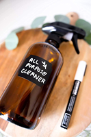 Autocollants de tableau noir en PVC découpés, noirs, imperméables et réutilisables pour pots à épices et bouteilles – Nouveaux autocollants de tableau noir en forme de tableau noir pour garde-manger, économiques