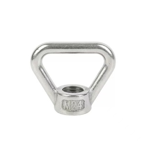 Écrou à œil en acier inoxydable DIN 80704 304 M3 M4 M5 M6 <span class=keywords><strong>M8</strong></span> M10 M14 M16Metric Femelle Fileté Rond Anneau de levage Écrou à œil - Product Image 2