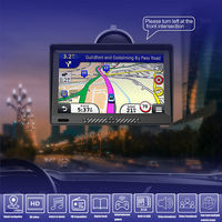 Navigateur GPS portable pour camion et voiture avec écran tactile de 9 pouces, Wince 6.0, 512 Mo + 16 Go, garantie de 12 mois, carte 3D, carte du monde
