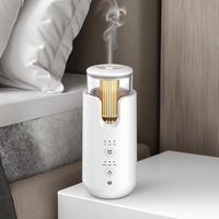Diffuseur d'arômes intelligent professionnel 50 ml, machine à nébulisation froide à brancher, 3 réglages de minuterie, lumière d'ambiance à 7 couleurs pour hôtel, spa, clinique