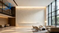 Panel Dinding Mosaik Blok Batu Fleksibel Modern MCM, Veneer Batu Lunak Ramah Lingkungan Tahan Api untuk Dekorasi Dinding Interior Eksterior