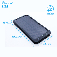 Chargeur solaire portable banque d'énergie solaire pour étudiant