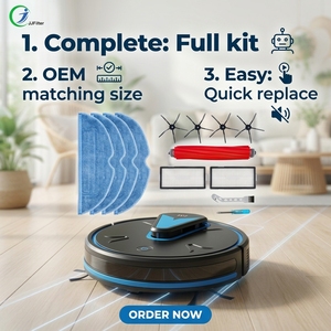 Kit d'accessoires électriques pour l'épilation des animaux de compagnie, sac à poussière non tissé pour aspirateur, compatible avec les modèles XiaoMi <span class=keywords><strong>Roborock</strong></span> S70 <span class=keywords><strong>S7</strong></span> MaxV, usage domestique - Product Image 5