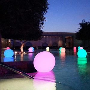 Recargable <span class=keywords><strong>de</strong></span> Control remoto inalámbrico RGB colores decorativo impermeable Bola luces <span class=keywords><strong>de</strong></span> noche para jardín <span class=keywords><strong>de</strong></span> la casa - Product Image 2