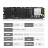 Disque SSD interne M.2 NVMe, interface M.2, disque dur SSD, 512 Go