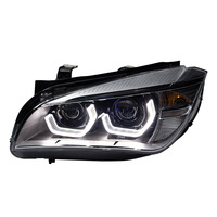 Pour X1 E48 (11-15 ans) – Ensemble de phares modifiés 30W 12V avec lentille LED et feux de jour Angel Eyes Spoon