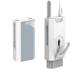 Kit <span class=keywords><strong>de</strong></span> <span class=keywords><strong>limpieza</strong></span> <span class=keywords><strong>de</strong></span> <span class=keywords><strong>PC</strong></span> multifunción 8 en 1, incluye Extractor <span class=keywords><strong>de</strong></span> teclas, cepillo <span class=keywords><strong>de</strong></span> pantalla, bolígrafo <span class=keywords><strong>de</strong></span> <span class=keywords><strong>limpieza</strong></span> <span class=keywords><strong>de</strong></span> auriculares, más cepillos - Product Image 1