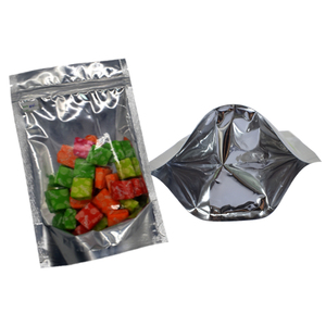 Tùy chỉnh nhựa mờ phân hủy sinh học phẳng đứng lên túi nhôm Ziplock với cửa sổ Túi Composite bền cho trà - Product Image 3