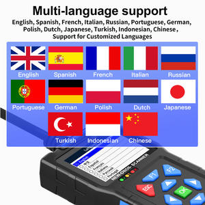 Gran oferta profesional coche OBD2 escáner vehículo motor <span class=keywords><strong>DTC</strong></span> y ECU información modelo 6/8 OBD función Herramientas de diagnóstico para todos los coches - Product Image 2