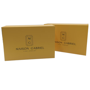 Custom Eco-Friendly yellow color Recycled Paper <b>Boxes</b> Glossy <b>Magnetic</b> Rigid Cardboard Logo Product Packaging - Product Image 4