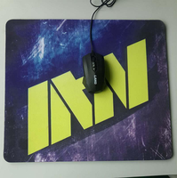 Tapis de souris de jeu RGB personnalisé avec sublimation, base en caoutchouc antidérapante, dessus en tissu doux, créez votre propre logo, grand stock disponible