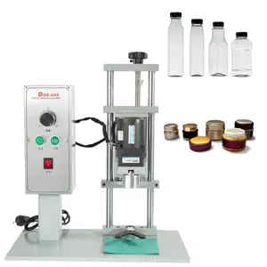 Semi-automatic vaccum capper sealer machine/glass bottle/jar vacuum capping machine