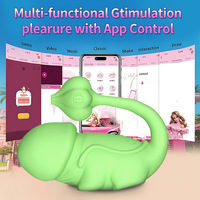 Jouets sexuels APP : Vibrateur œuf d'amour mignon en silicone, vibrateur clitoridien, vibrateur portable pour culotte, jouets sexuels pour femme adulte