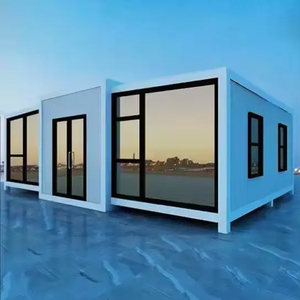 Casas de contenedores de lujo de 40 pies, 3 dormitorios con cocina y sala de estar para negocios, contenedor extensible de fabricación moderna para el hogar - Product Image 6