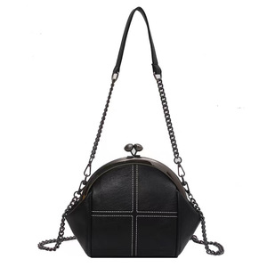 Bolso Bandolera Retro de Cadena para Mujer, con Cierre de Cremallera, Estilo Mini, Diseño de Piedras, Impermeable, de PU - Product Image 5