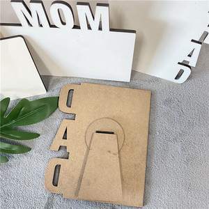 Cadeaux personnalisés panneau Mdf blanc sublimation panneau photo blanc brillant avec support pour papa maman grand-mère affichage photo - Product Image 5
