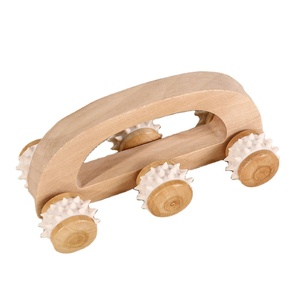 Nuevo Rodillo de Masaje Corporal de 6 Ruedas 2025, Rodillo de Madera con Forma de Auto para Uso Doméstico, Estilo Divertido para Niños, Masajeador con Diseño de Auto - Product Image 4