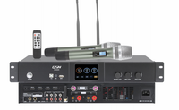 Amplificateur de karaoké professionnel série D D400K avec Bluetooth et microphone sans fil, son magnifique, haut-parleur KTV