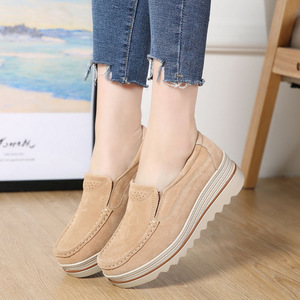 Mocasines Deportivos Casuales para Mujer, con Cordones, Suela de Goma, Aumento de Altura, Amortiguación de PU, Zapatos Cómodos para Caminar, Primavera - Product Image 6