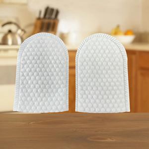 Directo de fábrica, nuevas almohadillas de algodón en forma de U, almohadillas para dedos de bolsillo en forma de U para quitar maquillaje - Product Image 2