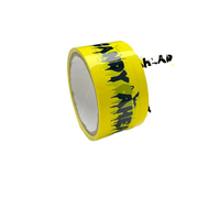 ONEMEAN-Cinta de precaución de bloqueo de policía negra/amarilla para Halloween, PVC con certificación ANSI, 0,1mm de espesor, 4,8 cm x 25m, para lugar de trabajo de escena del crimen