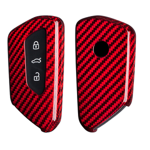 Étui pour <span class=keywords><strong>clé</strong></span> de voiture T-carbon pour <span class=keywords><strong>Volkswagen</strong></span> MK8 Golf 8 Tuang, coque de <span class=keywords><strong>clé</strong></span> en fibre de carbone, accessoire pour la <span class=keywords><strong>protection</strong></span> de la <span class=keywords><strong>clé</strong></span> de voiture - Product Image 6
