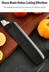 8PCS Kitchen Gadget <b>Knife</b> <b>Set</b> Non Stick Coating Kitchen <b>Knives</b> with Color Gift Box Complete Cooking Tool <b>Set</b> for Household - Product Image 3