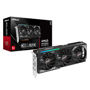 การ์ดจอ AsROCK Radeon 9070 16GB Dual 4K VGA รุ่นใหม่ ปี 2025 สำหรับเล่นเกม GPU RX9070 กราฟิกการ์ดสำหรับพีซีตั้งโต๊ะ Rx 9070 - Product Image 1