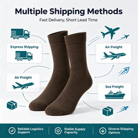 Chaussettes habillées pour hommes, anti-humidité, douces, pour affaires et occasions formelles, plusieurs motifs, couleur personnalisable disponible