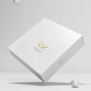 HENGXING Custom White Magnet Folding Packaging Box Wholesale Magnetic Shoe Box Luxury White Paper Magnetic Closure Gift Box