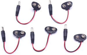 주문 9V 배터리 스냅 클립 커넥터 DC 남성 5521 배럴 잭 전원 케이블 <span class=keywords><strong>Arduino</strong></span> 보드 - Product Image 3