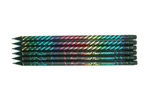 Lápiz de Regalo Ecológico de Alta Calidad <span class=keywords><strong>Kongsheng</strong></span> 2025, Cuerpo Arcoíris, Cristal Iris, Transferencia Térmica, Madera - Product Image 6