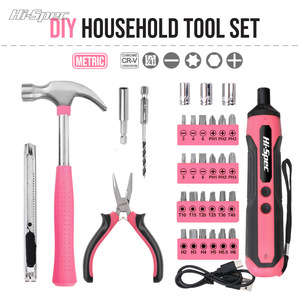 Boîte à outils de réparation Pink Lady, tournevis électrique 3,6 V, moteur à balais lithium-ion, 2700 tr/min, design ergonomique pour les réparations DIY - Product Image 4