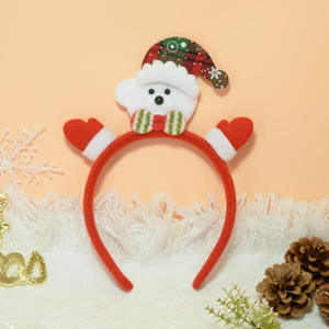 Bandeau de Noël Accessoires pour <span class=keywords><strong>cheveux</strong></span> pour enfants Cadeau de fête Bandeau de <span class=keywords><strong>cheveux</strong></span> en bois de <span class=keywords><strong>cerf</strong></span> pour femmes Filles Fête - Product Image 3