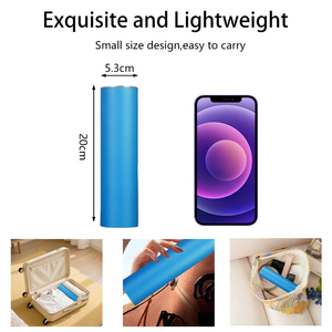 Sèche-cheveux ionique pliable élégant et compact de 1200 W pour hôtel et usage domestique, appareil confortable et facile à utiliser pour les personnes âgées et les membres de la famille - Product Image 2