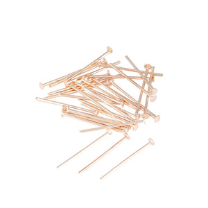18K Gold Plated T-Shaped Pin Metal Jewelry Findings Small Size <b>Beading</b> Material DIY Accessories - Product Image 5