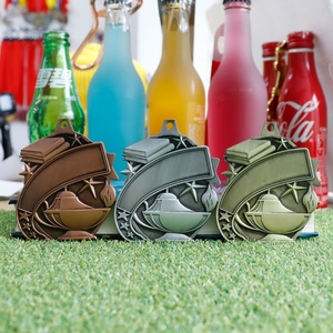 เหรียญรางวัลทองคำ 3 มิติ LY Wholesale Spot Medalla De Metal สำหรับรางวัลทางการศึกษา - Product Image 3