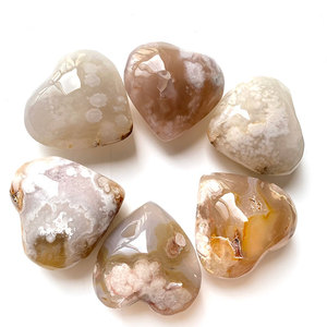 Venta al por Mayor <span class=keywords><strong>de</strong></span> <span class=keywords><strong>Corazones</strong></span> <span class=keywords><strong>de</strong></span> Cristal <span class=keywords><strong>Naturales</strong></span>, <span class=keywords><strong>Corazones</strong></span> <span class=keywords><strong>de</strong></span> Ágata con Forma <span class=keywords><strong>de</strong></span> Flor <span class=keywords><strong>de</strong></span> Cerezo para Decoración - Product Image 1