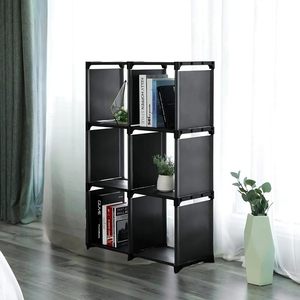 Modular <b>Shelf</b> 6 Cubes 107x29x108 Cm Waterproof Cube Cabinet Storage <b>Unit</b> For Home Office Bedroom - Product Image 6