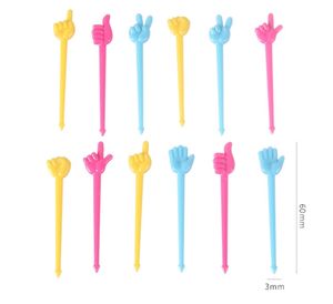 Accessoires pour déjeuner Mini Tenedores en plastique de qualité alimentaire mignon kawaii fourchettes à gâteau aux fruits - Product Image 3