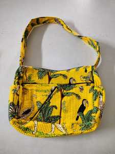 Sac de voyage de luxe fait main 2025 pour week-end, en coton imprimé en blocs, matelassé, grande capacité, durable, sport, voyage - Product Image 4