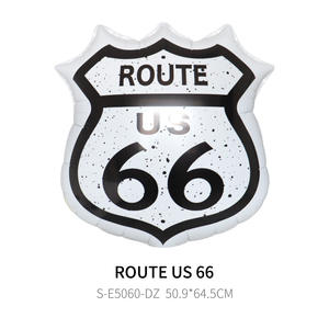 Ballons en feuille de décoration de fête, nouveaux ballons de bus de la <span class=keywords><strong>Route</strong></span> 66 transfrontalière - Product Image 3