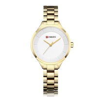 Montre à quartz Curren 9015 à petit cadran pour femmes, montre étanche, montre décontractée, cadeau élégant et simple pour femmes