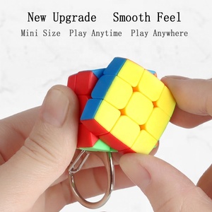 Sengso Hot Bán đồ chơi 3x3x3 mini Keychain ma thuật Cube cho trẻ em giáo dục câu đố - Product Image 5