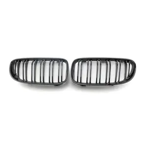 JDMotorsport88 Car Dual Slat Front Bumper Kidney Grille Grill For BMW 3 series coupe M3 E92 E93 2010-2013