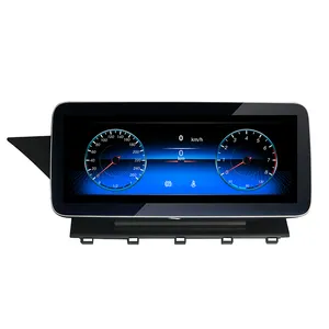 เครื่องเล่นมัลติมีเดียแอนดรอยด์10.0,4 + 64G 10.25 "วิทยุติดรถยนต์ DVD Video GPS NTG 4.0สำหรับ Mercedes Benz GLK X204 2008-2015