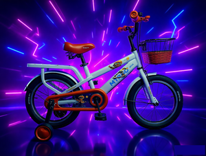 Vé<span class=keywords><strong>lo</strong></span> pour enfants à une vitesse, cadre en acier de 12 pouces, frein à câble, pédale ordinaire, avec roues d'apprentissage, pour enfants de 5 à 8 ans, vé<span class=keywords><strong>lo</strong></span> d'équilibre, fabrication chinoise OEM - Product Image 1