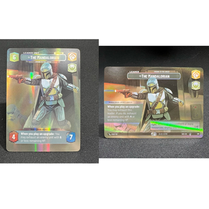 STAR W Mandalorian-Sworn Creed Cad Bane Han Solo Kylo Ren Bossk <span class=keywords><strong>Jabba</strong></span> Hutt Rey Qi'ra Finn Carte Personnalisée Écologique de Présentation - Product Image 2