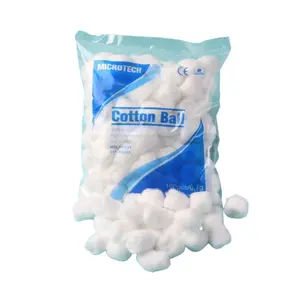 Hot Sale Disposable CottonBall Factory Price Absorbent 100% Pure Cotton Balls Bulk